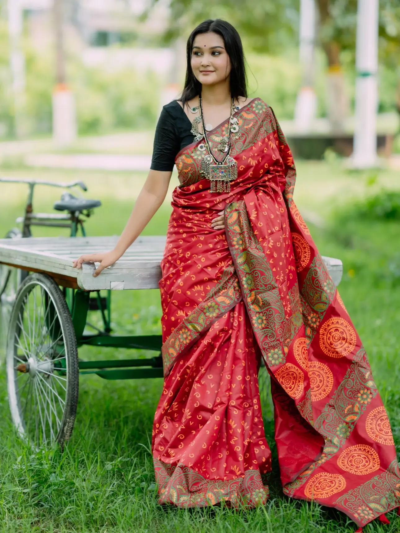 rajshahi silk saree