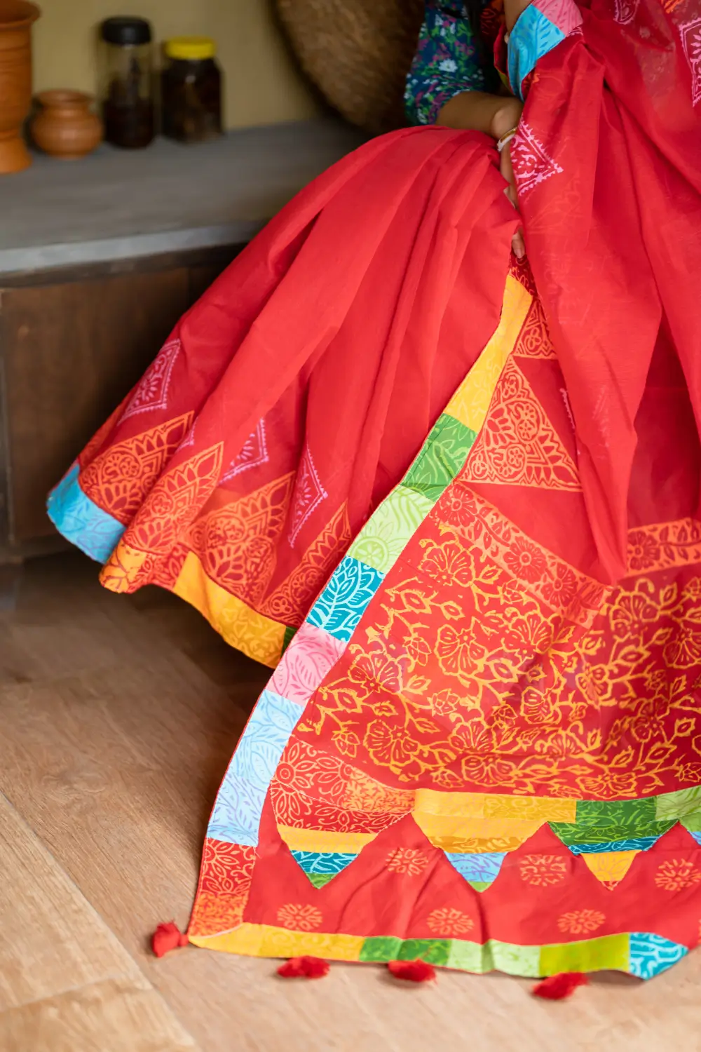 Cotton Haf silk Saree D-20