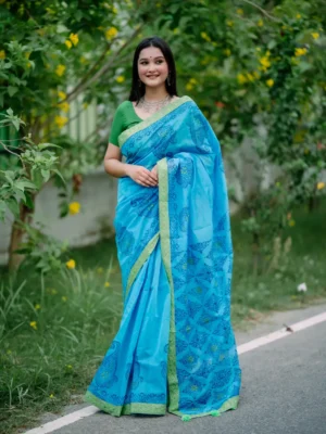 Cotton Haf silk Saree D-22