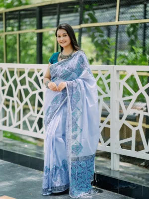 Cotton Haf silk Saree D-23
