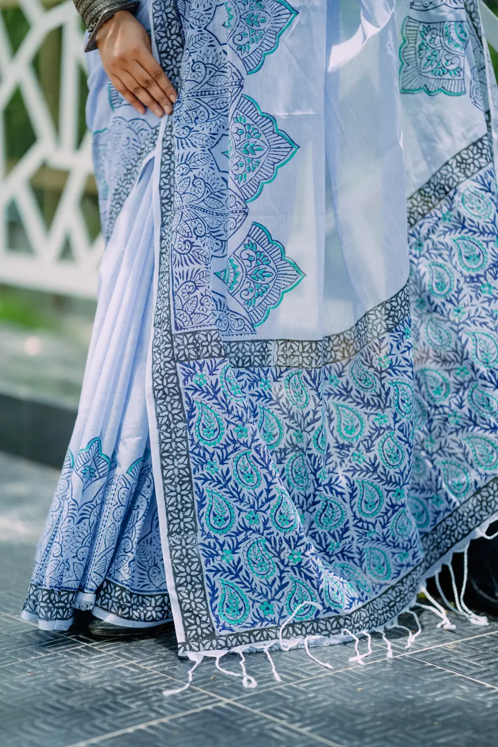Cotton Haf silk Saree D-23