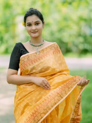 Cotton Haf silk Saree D-25