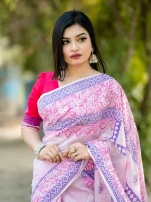 COTTON BLOCK PRINT SAREE