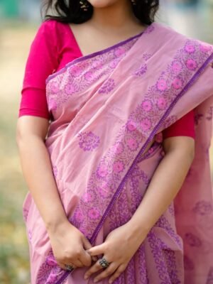 haf silk cotton saree