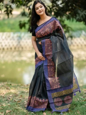 Cotton Haf silk Saree D-14